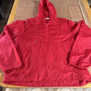 Vintage 70s Mcgregor Windbreaker Anorak Self Park Parka Sz Large Pullover Hooded